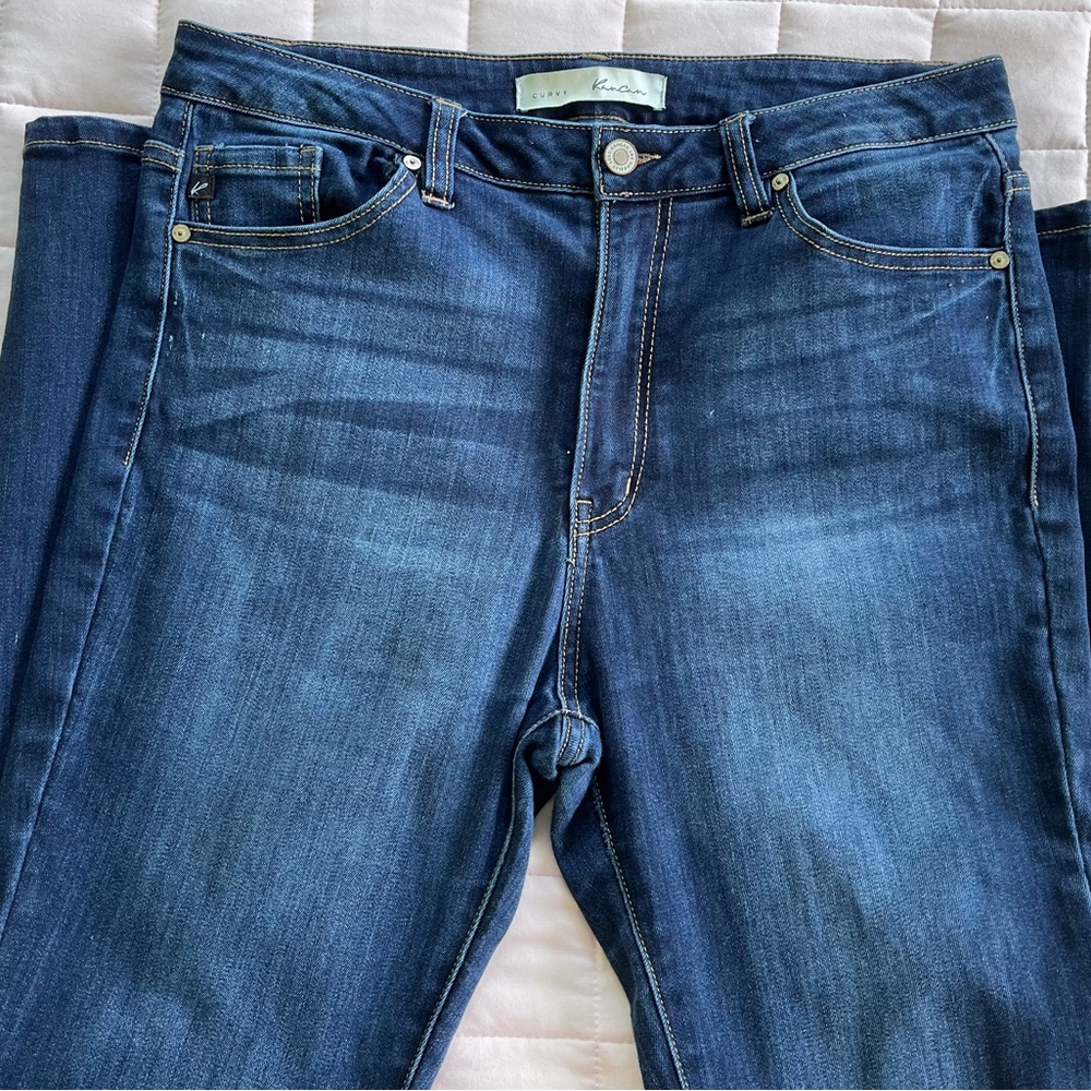 KanCan Curvy Dark Wash Curvy Denim Jeans Estillo Size 13/30 - Picture 1 of 16